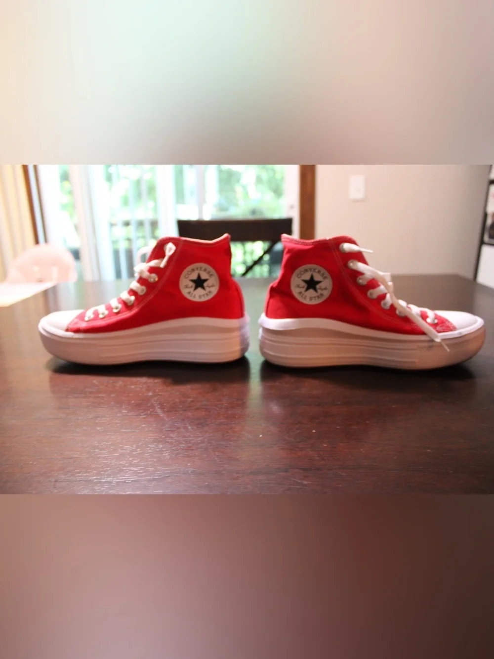 Converse Chuck Taylor All Star Move Platform Red Women size 8